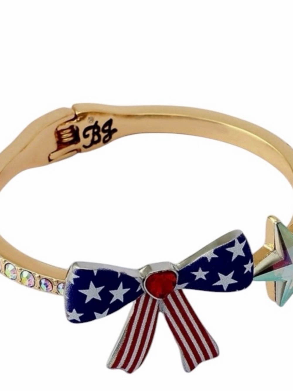 Betsey Johnson Americana Bangle Bracelet - Picture 2 of 6
